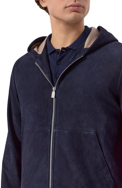 Замшевый бомбер JACOB COHEN, арт. JUE_H0091 080 D1391 RW, фото 5