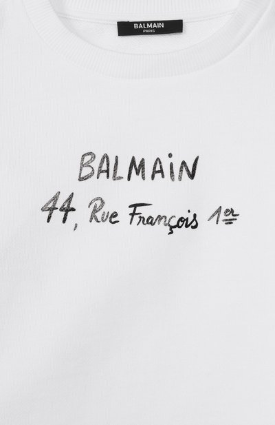 Хлопковый свитшот BALMAIN, арт. BY4A30, фото 3