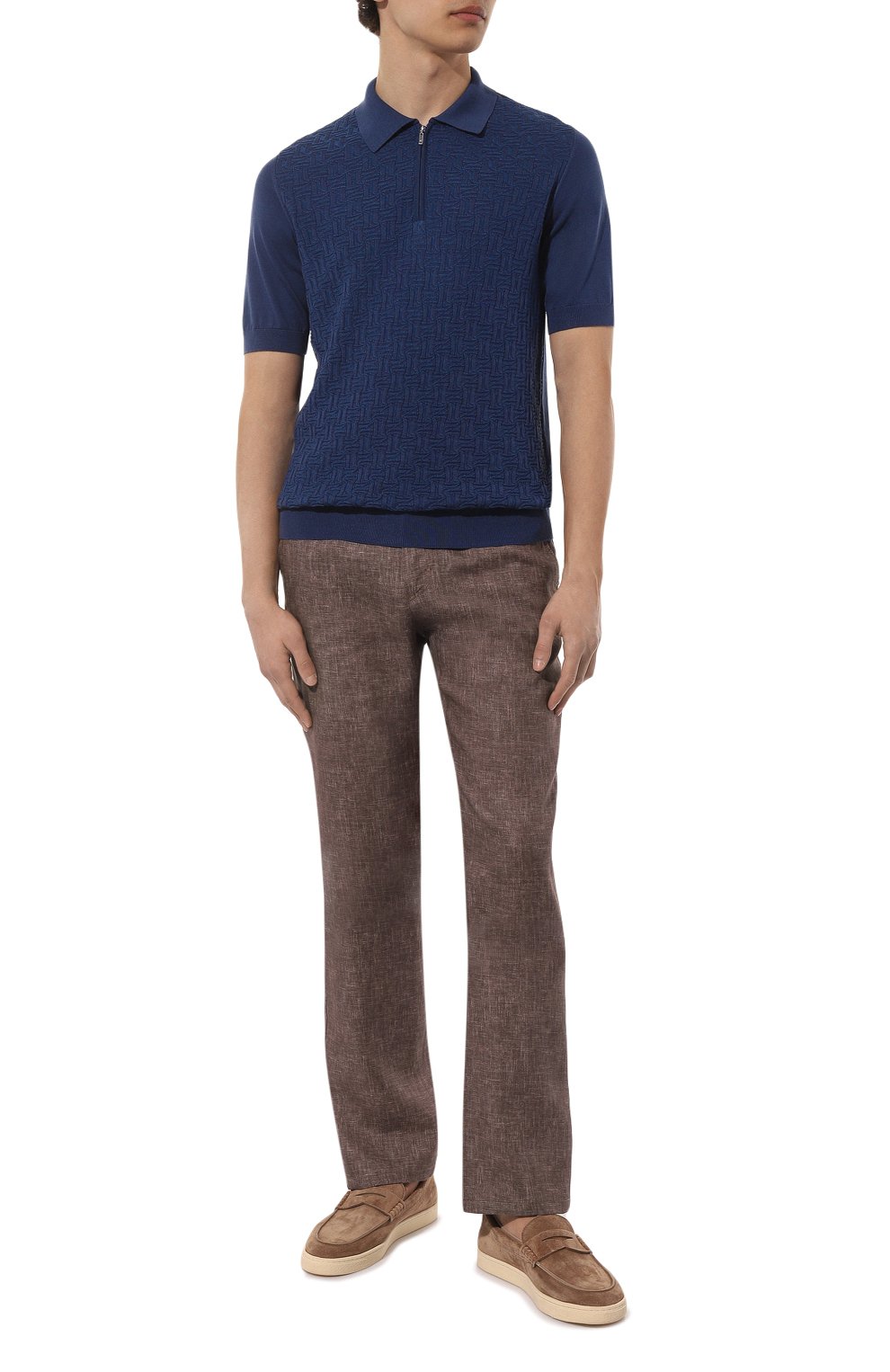 Льняные брюки ZILLI, арт. M0Z-D0180-LIN01/R001, фото 2