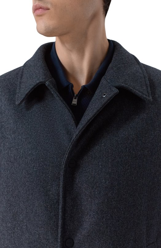 Шерстяная куртка HUGO 50534811 Серый  50534811 Фото 5