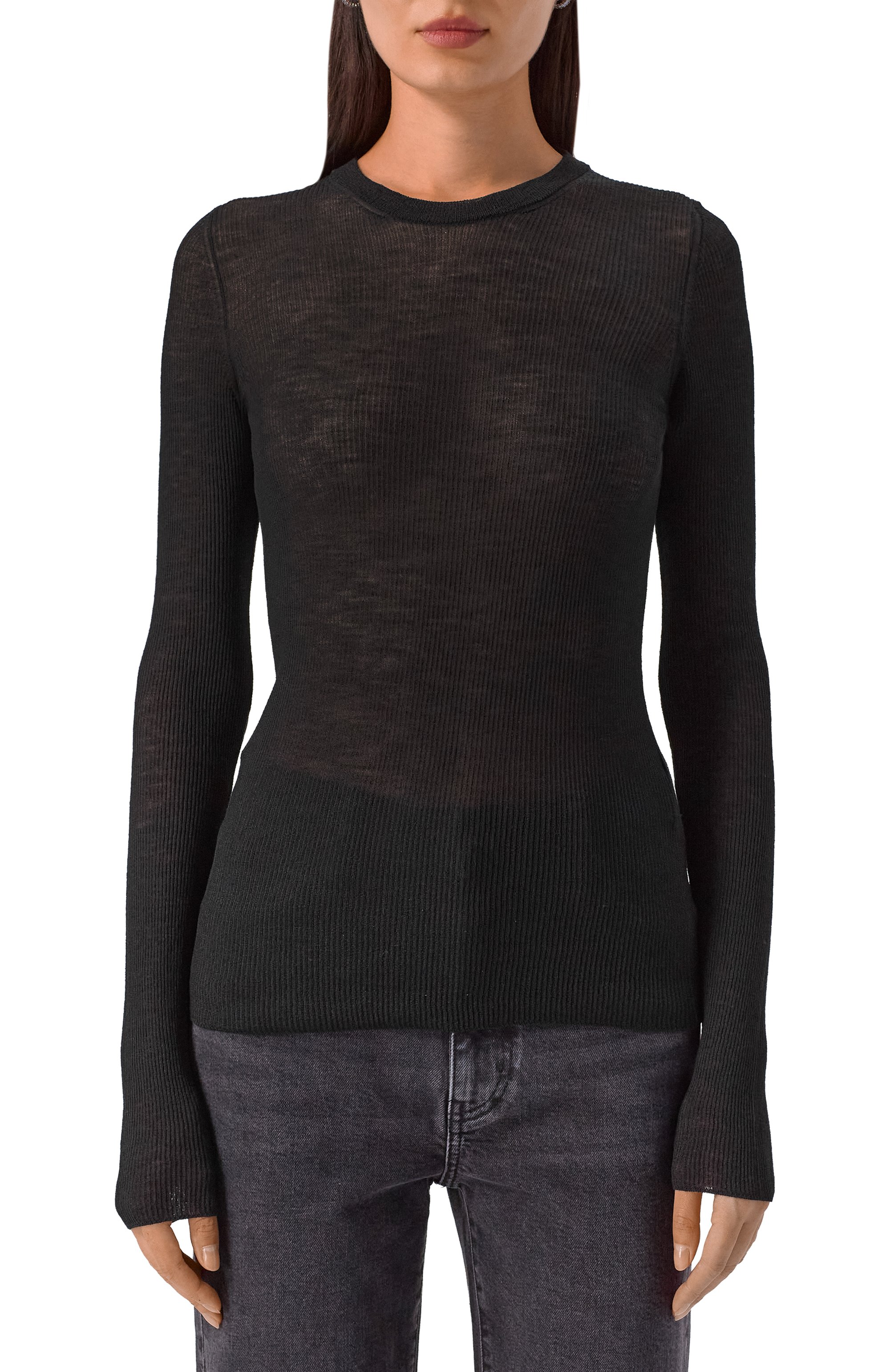 Пуловер JACOB COHEN черного цвета по цене 57250 руб., арт. 25I P/JDM_SG009 000 X0024 FL, фото 3 Пуловер JACOB COHEN, арт. 25I P/JDM_SG009 000 X0024 FL, фото 3