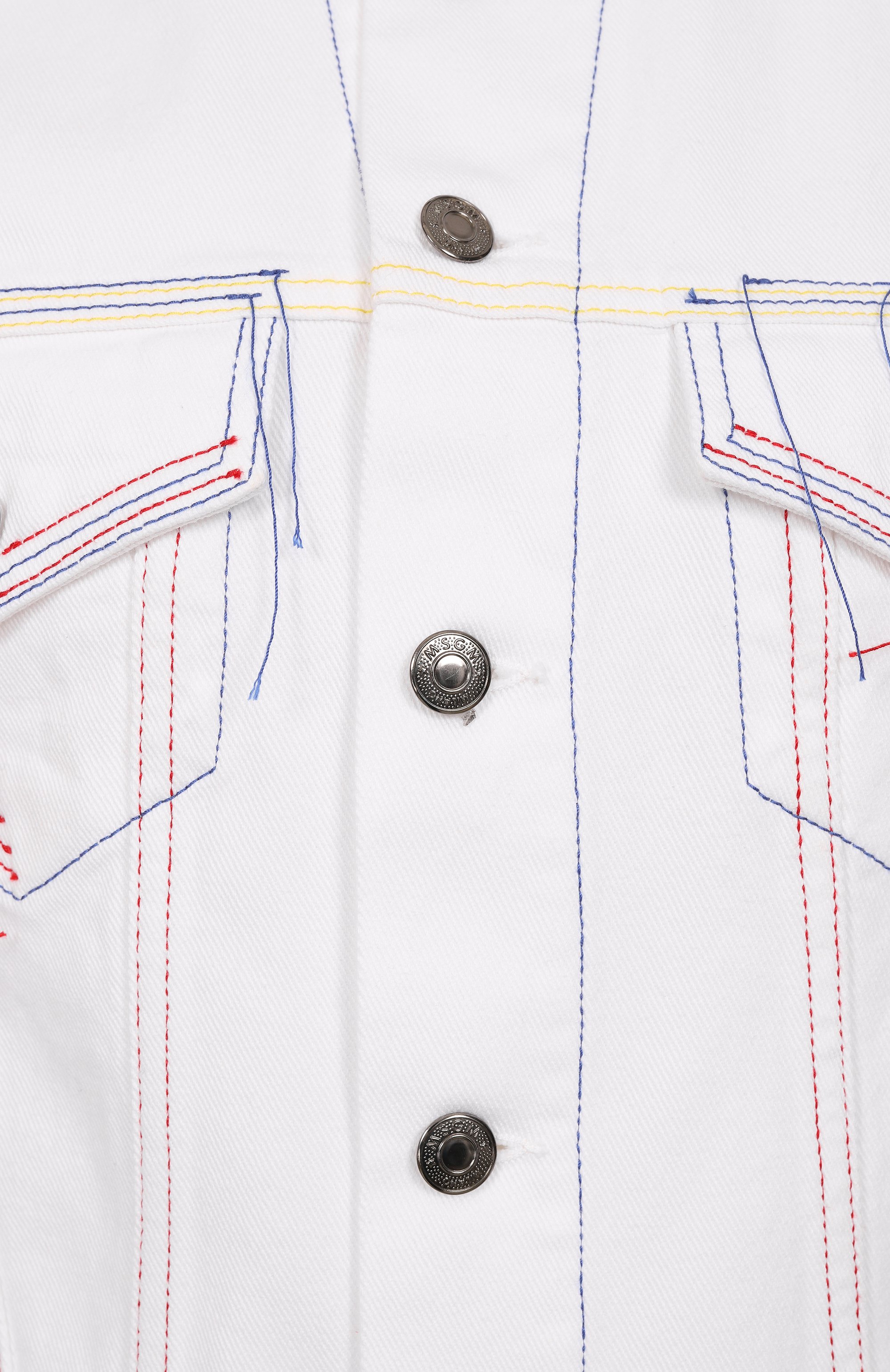 Джинсовый жилет MSGM, арт. 3842MDH230/257241, фото 6