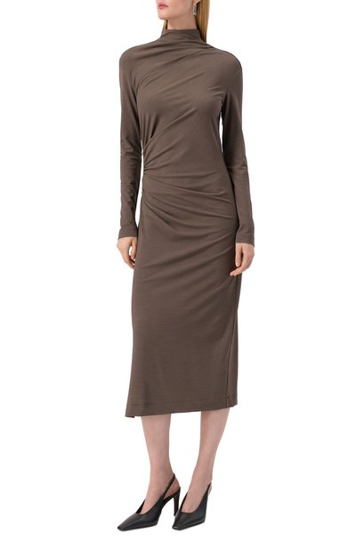 Платье из вискозы и шерсти BRUNELLO CUCINELLI, арт. MP929AFK41, фото 3