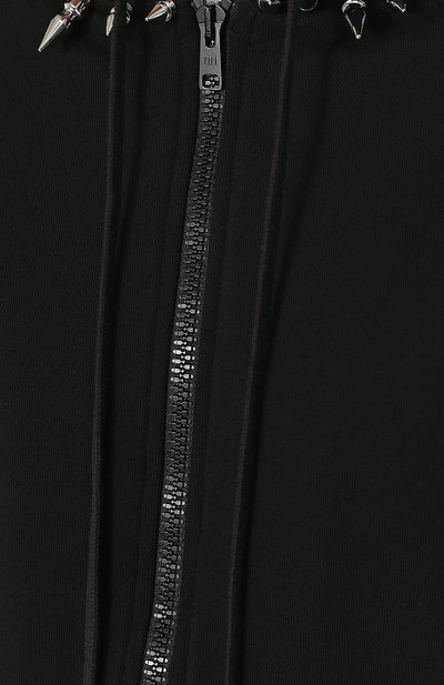 Хлопковый кардиган на молнии с капюшоном HELMUT LANG, арт. H07RW503, фото 5
