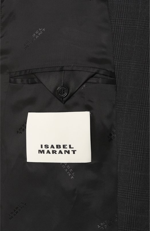 Шерстяной жакет Isabel Marant 24A/VE0140FE-B1F01I Серый  24A/VE0140FE-B1F01I Фото 7
