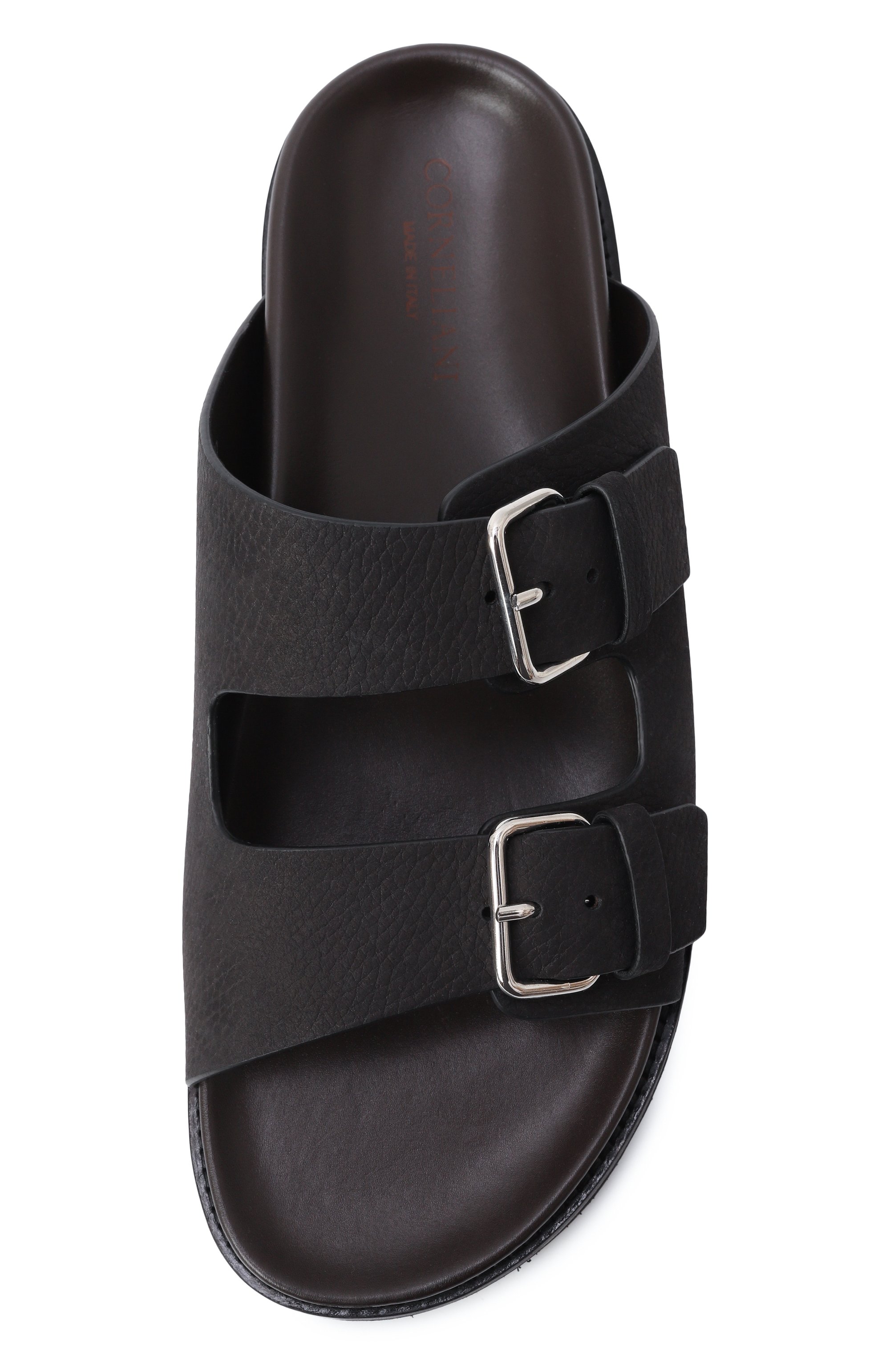 Шлепанцы из нубука CORNELIANI, арт. 25TM86-2520920, фото 6