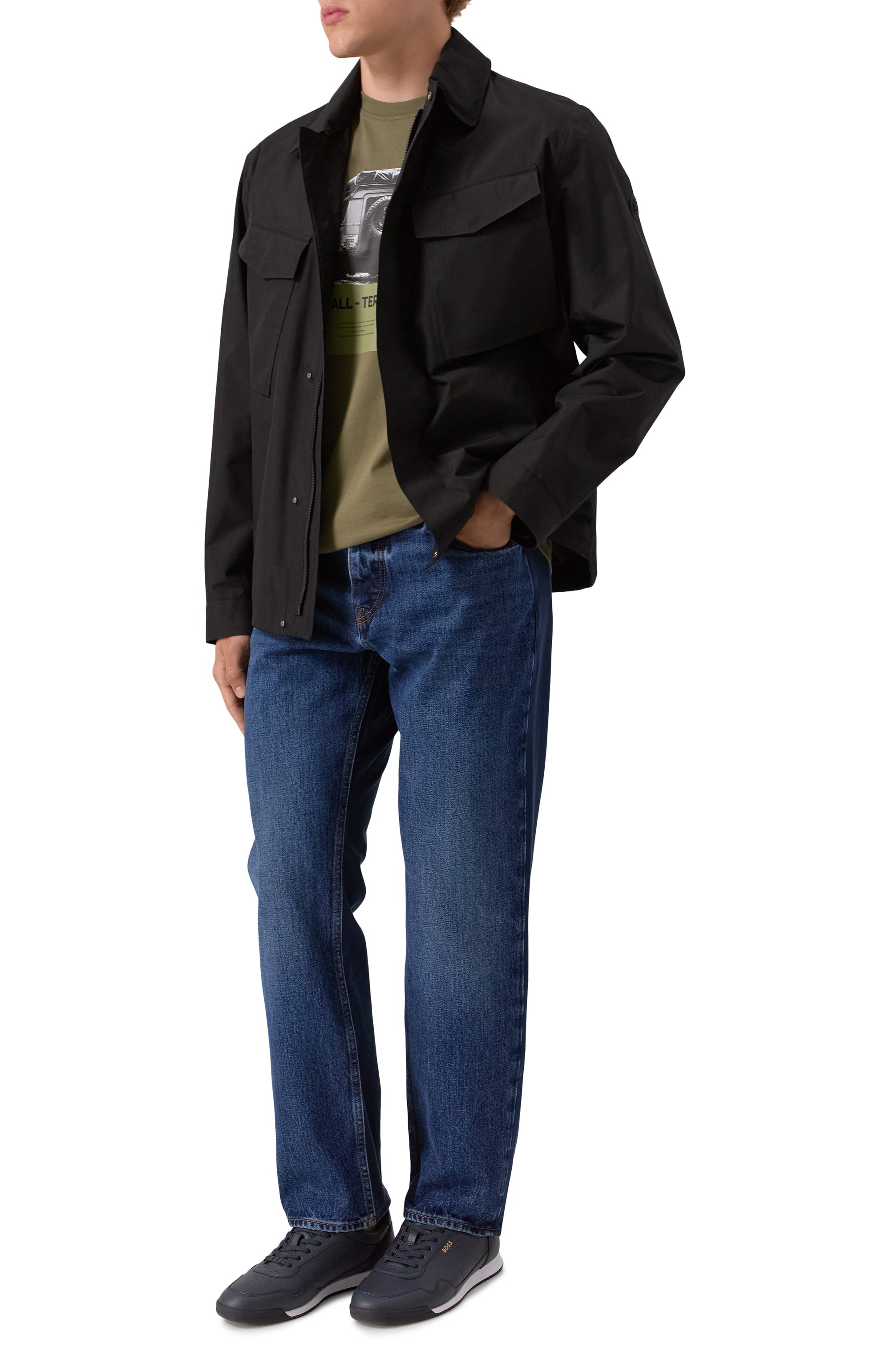 Хлопковая футболка BOSS ORANGE, арт. 50546958, фото 2