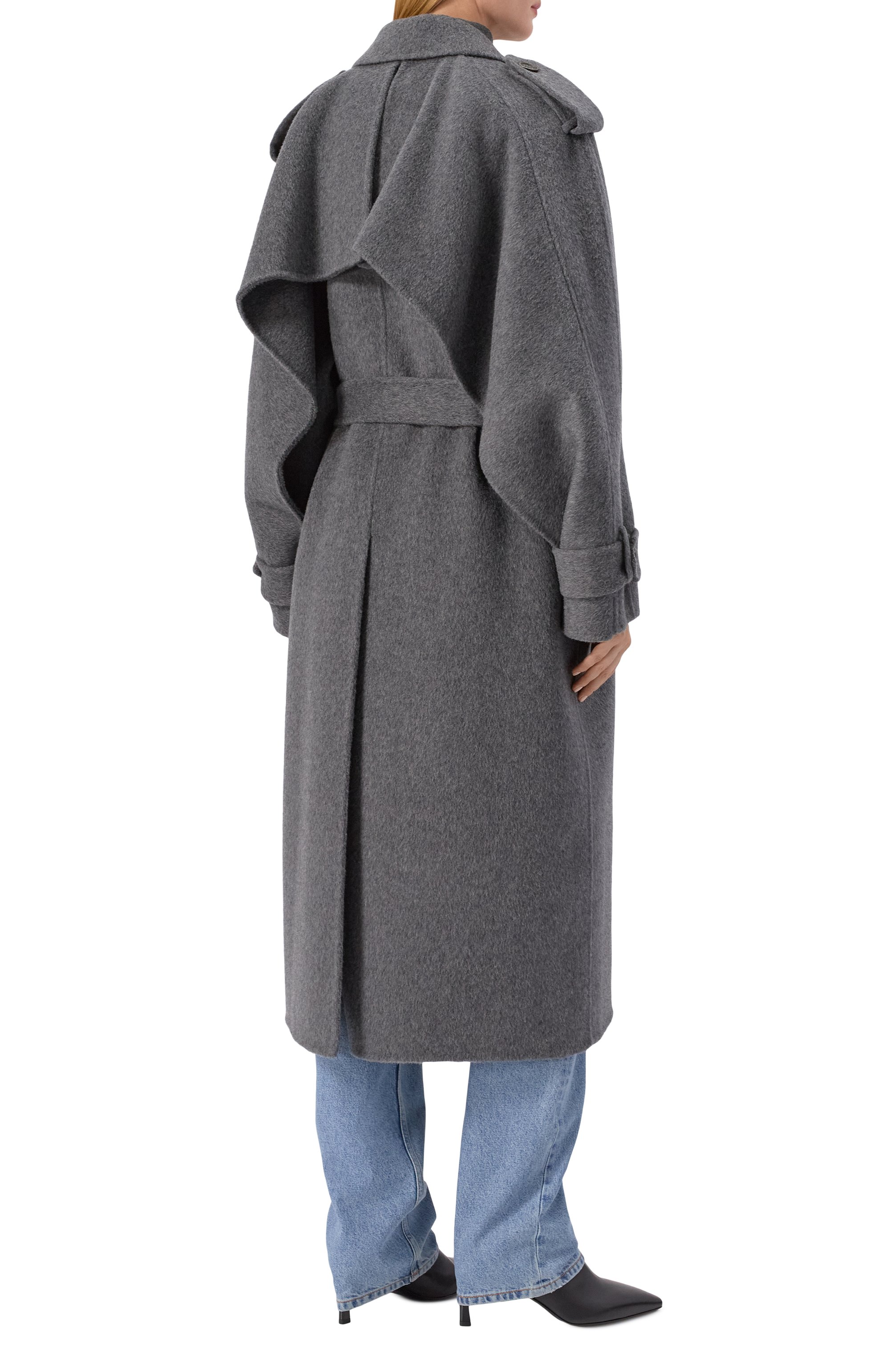 Шерстяной тренч GIUSEPPE DI MORABITO, арт. 05FWC0065 05363, фото 4