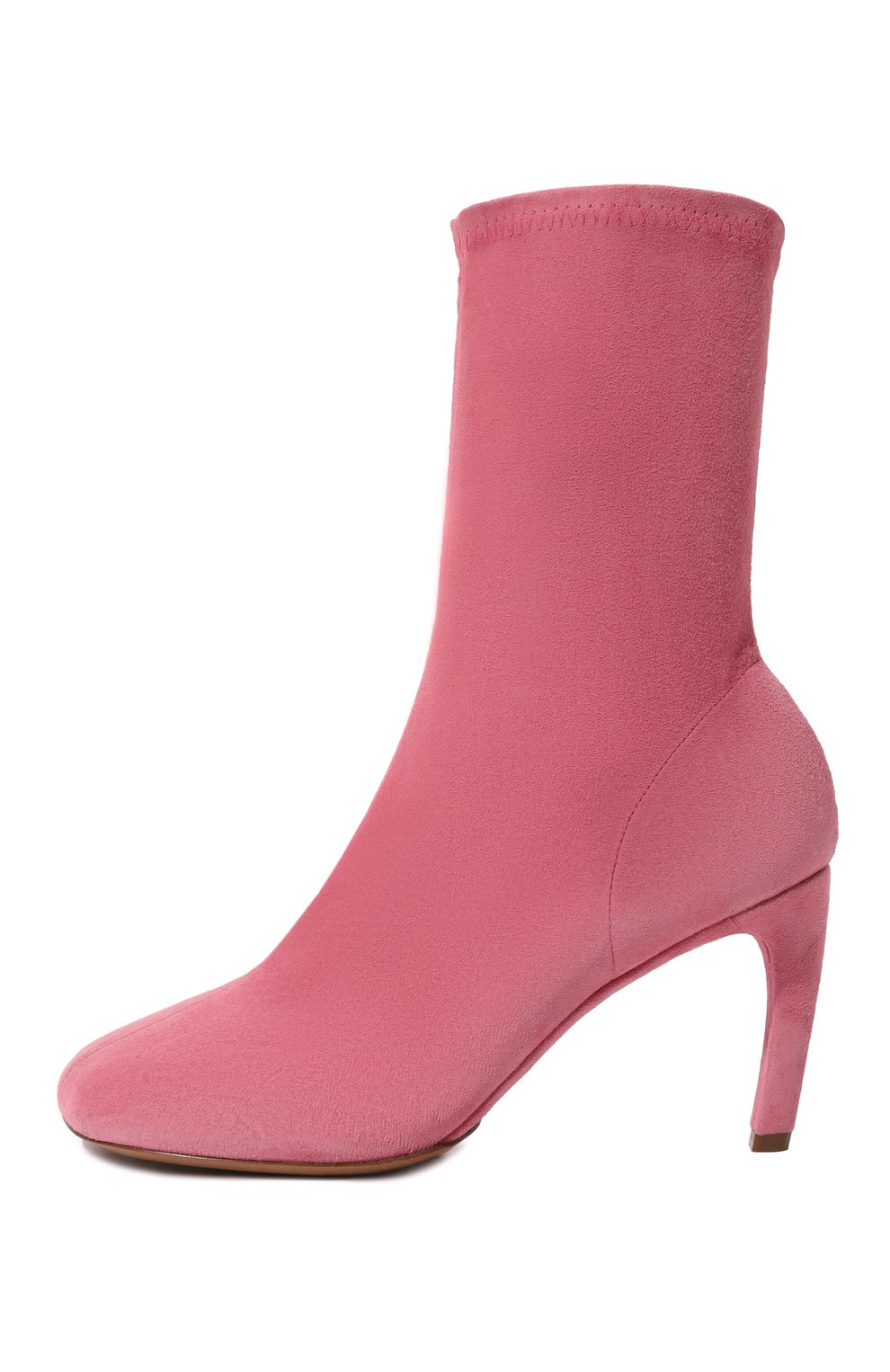 Замшевые ботильоны DRIES VAN NOTEN розового цвета по цене 69950 руб., арт. WW232-201, фото 4 Замшевые ботильоны DRIES VAN NOTEN, арт. WW232-201, фото 4