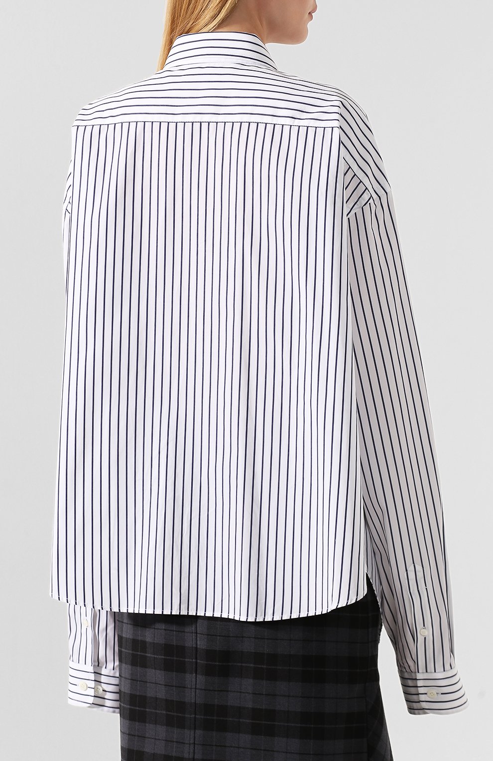 Хлопковая рубашка BALENCIAGA, арт. 583895/TFM02, фото 4