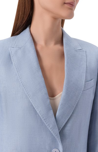 Льняной жакет WEEKEND MAX MARA, арт. WKDNALUT, фото 5