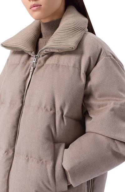 Комбинированный пуховик DUNO, арт. BLANCA/PRAT0 MESTRE, фото 5