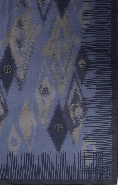 Шелковая шаль GIORGIO ARMANI темно-синего цвета по цене 127500 руб., арт. GW001976/AF19165, фото 4 Шелковая шаль GIORGIO ARMANI, арт. GW001976/AF19165, фото 4