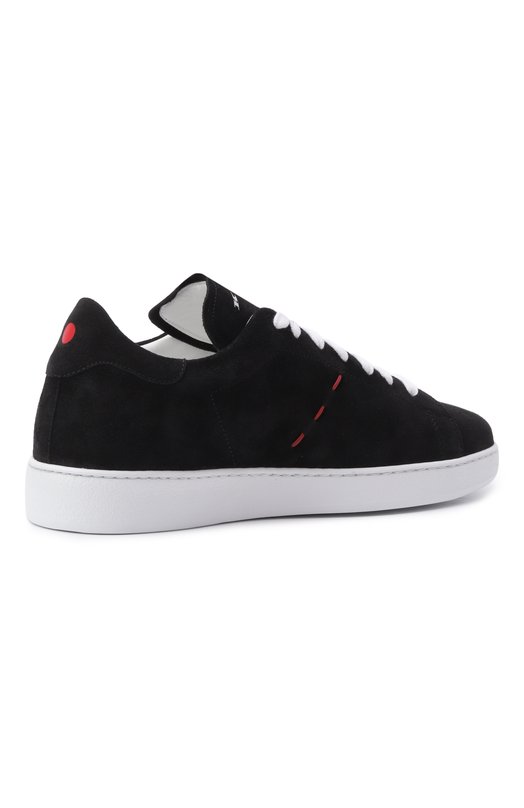 Замшевые кеды Kiton USSA068N0130204 Чёрный  USSA068N0130204 Фото 5