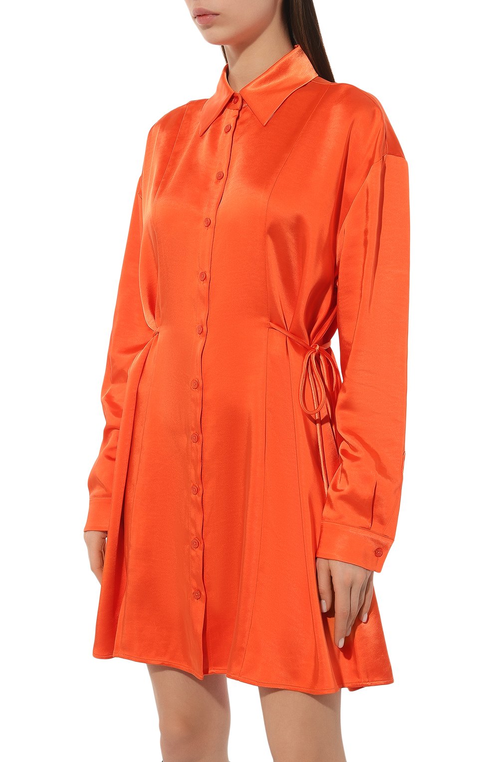 Атласное платье HUGO красного цвета по цене 19900 руб., арт. 50489284, фото 3 Атласное платье HUGO, арт. 50489284, фото 3