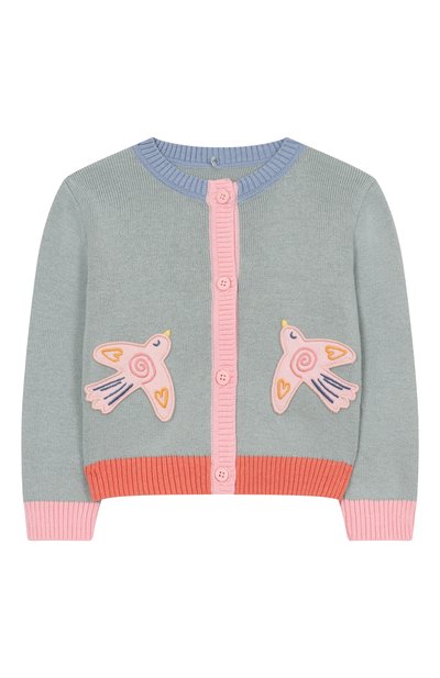 Кардиган из хлопка и шерсти STELLA MCCARTNEY, арт. TX9030