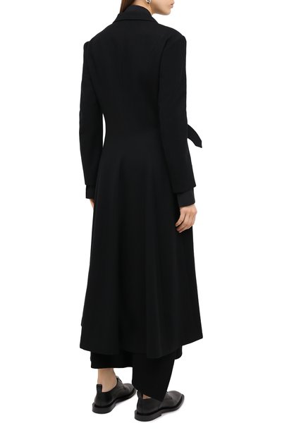 Шерстяное пальто YOHJI YAMAMOTO, арт. NR-C02-103, фото 4
