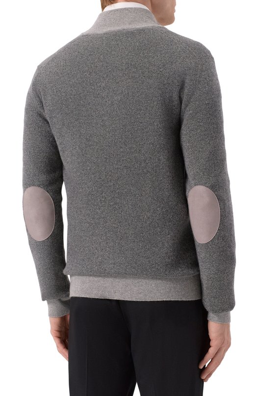 Кардиган из шерсти и кашемира Andrea Campagna M5625-9416 Серый  M5625-9416 Фото 4