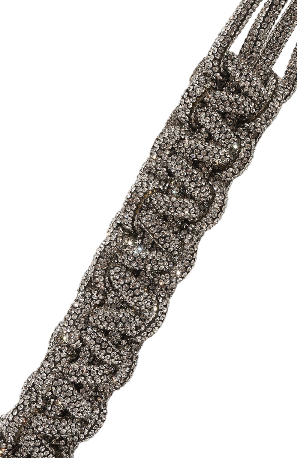 Ремень для сумки GIORGIO ARMANI серебряного цвета по цене 78650 руб., арт. Y1H510/YWL5A, фото 3 Ремень для сумки GIORGIO ARMANI, арт. Y1H510/YWL5A, фото 3