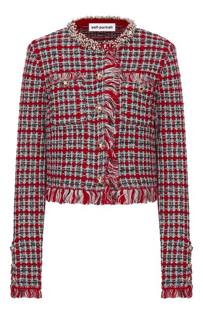 Женский твидовый жакет SELF-PORTRAIT, арт. AW26-146J-R