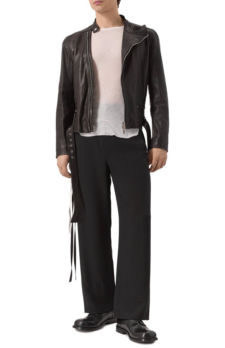 Кожаная куртка ANN DEMEULEMEESTER, арт. B0012500/LT151, фото 1