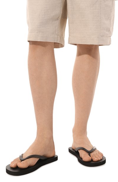 Шлепанцы EMPORIO ARMANI черного цвета по цене 7955 руб., арт. XVQS08/XN746, фото 3 Шлепанцы EMPORIO ARMANI, арт. XVQS08/XN746, фото 3