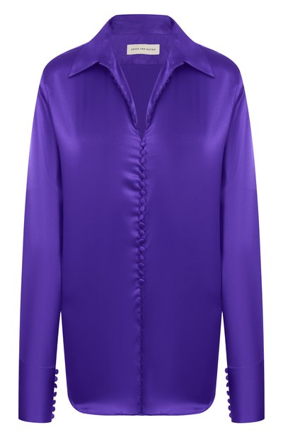 Женская атласная блузка DRIES VAN NOTEN, арт. 010769-2032-401