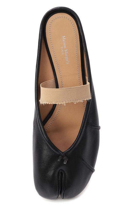 Кожаные сабо Tabi Maison Margiela S39WZ0103/P6853 Чёрный  S39WZ0103/P6853 Фото 6