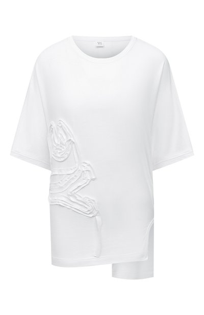 Женская футболка из хлопка и вискозы Y`S, арт. YQ-T19-676