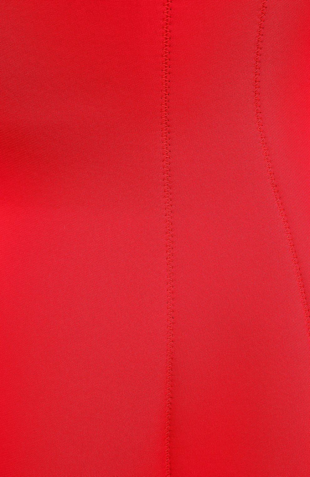 Платье из вискозы VERSACE красного цвета по цене 199500 руб., арт. A87562/A237082, фото 5 Платье из вискозы VERSACE, арт. A87562/A237082, фото 5