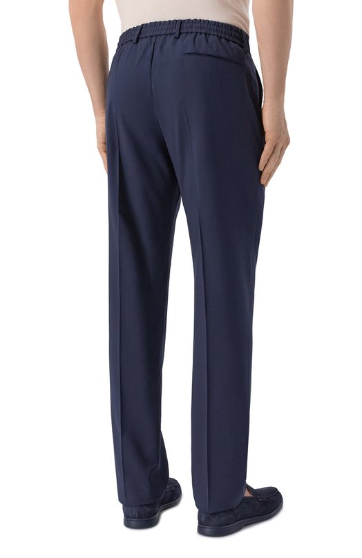 Брюки из шерсти и вискозы Berwich SPIAGGIA 20/ZG1350 Синий  SPIAGGIA 20/ZG1350 Фото 4