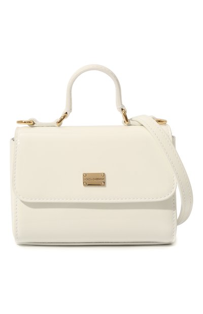 Сумка DOLCE & GABBANA белого цвета по цене 52850 руб., арт. EB0103/A1471, фото 4 Сумка DOLCE & GABBANA, арт. EB0103/A1471, фото 4