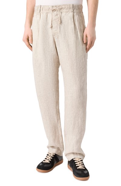 Льняные брюки TRANSIT, арт. CFUTRCH170E, фото 3