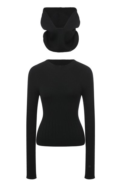 Пуловер с балаклавой LOW CLASSIC, арт. L0W22FW_KN14BK, фото 1