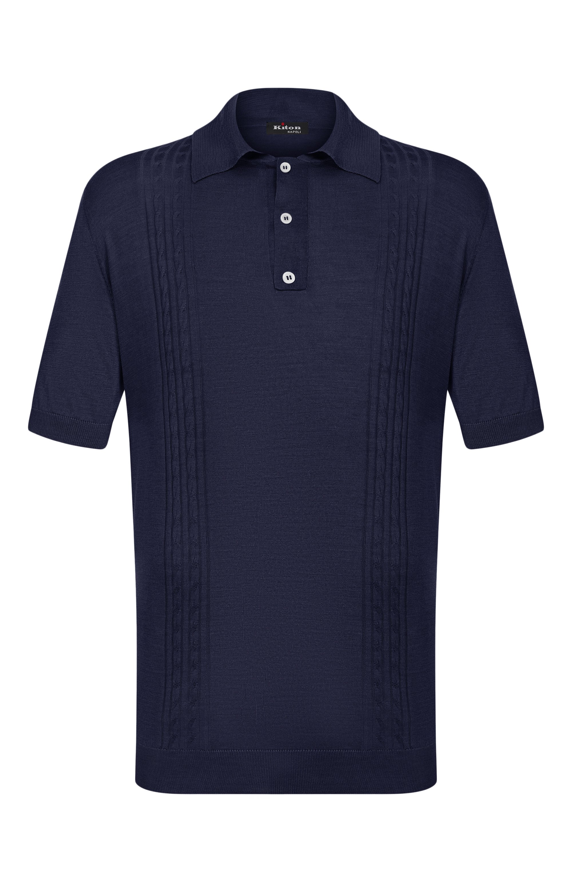 Шелковое поло KITON, арт. UMK0852, фото 1
