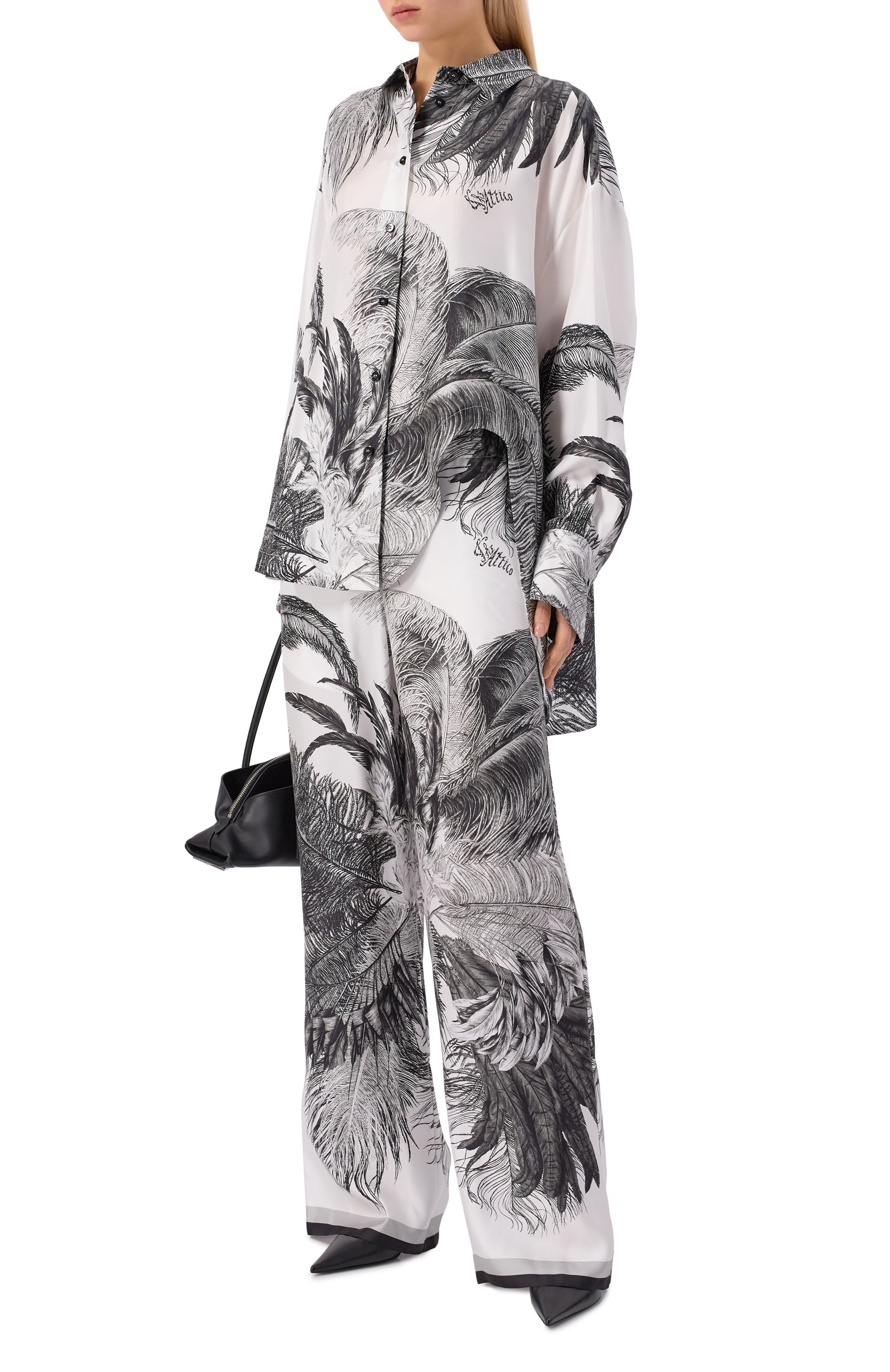 Шелковая рубашка THE ATTICO, арт. 260WCH00004/SSS025PR, фото 2