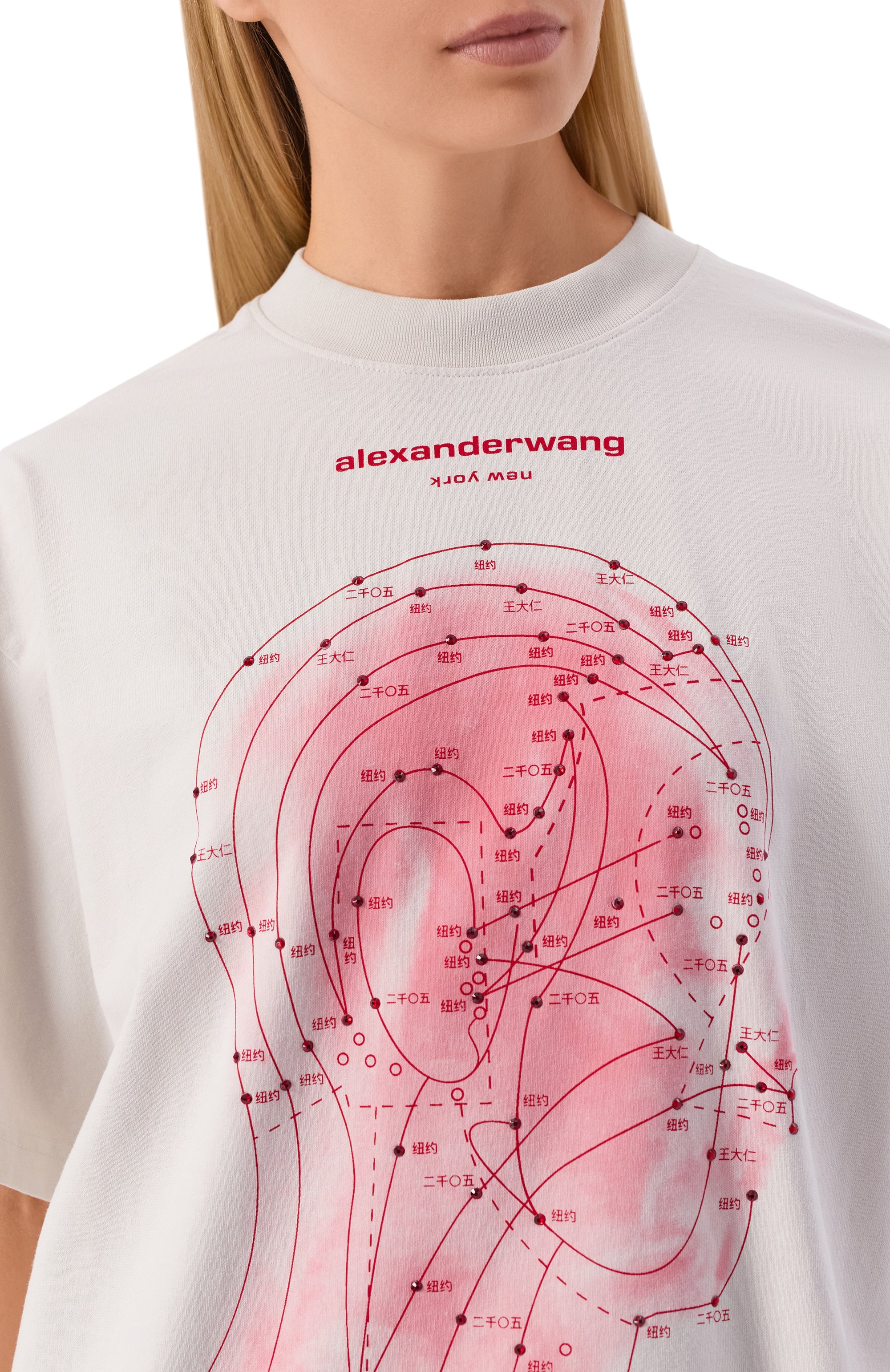 Хлопковая футболка ALEXANDER WANG, арт. UCC2261886, фото 5