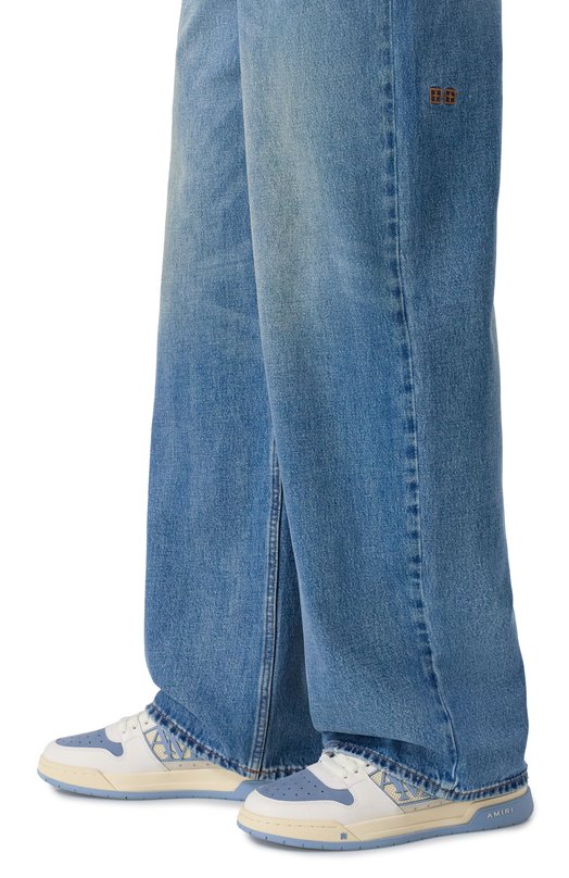 Кожаные кеды Classic Amiri AMF0SR1157 Голубой  AMF0SR1157 Фото 3