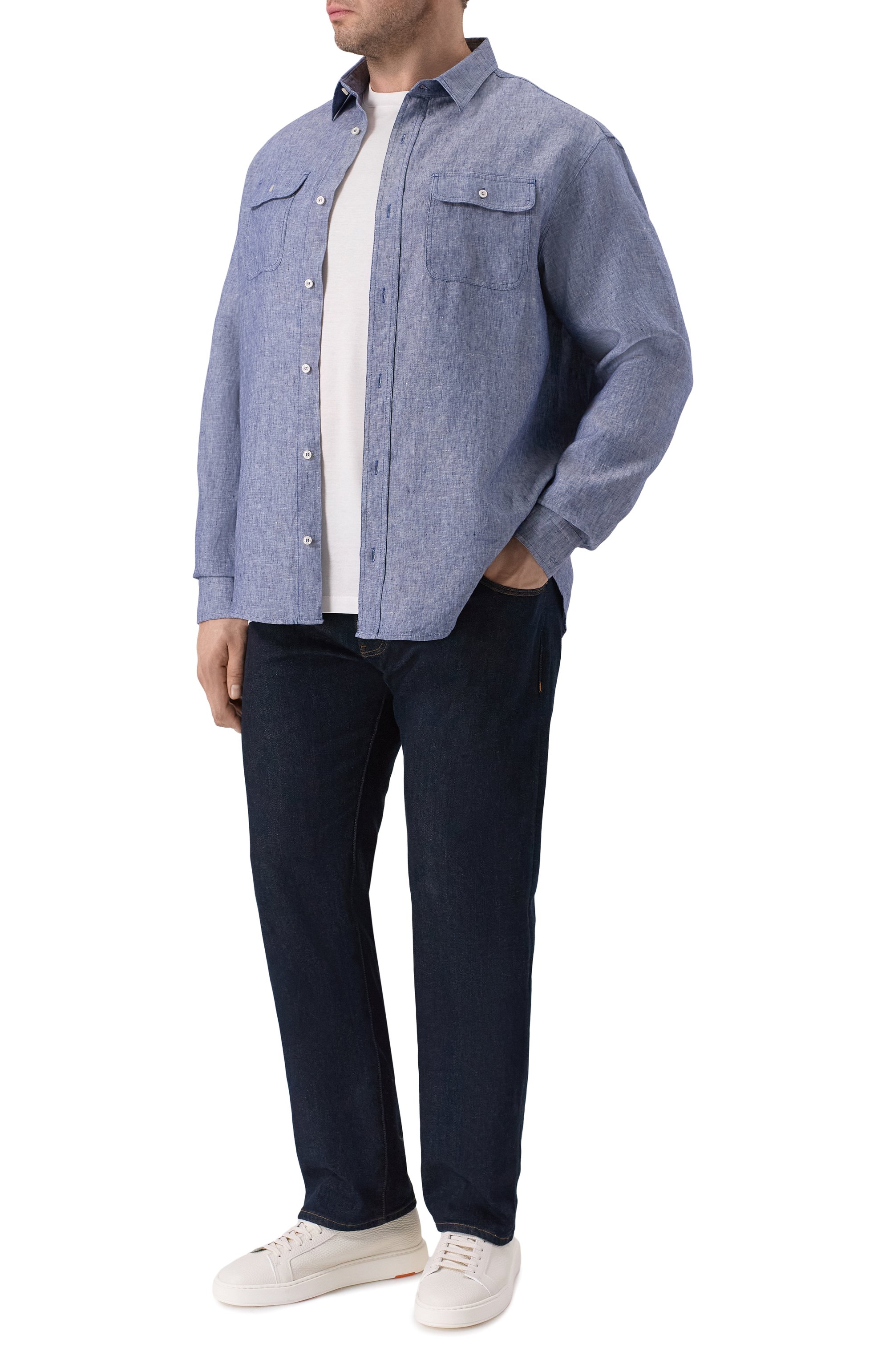 Хлопковая футболка PAUL&SHARK, арт. 99311024_001, фото 2