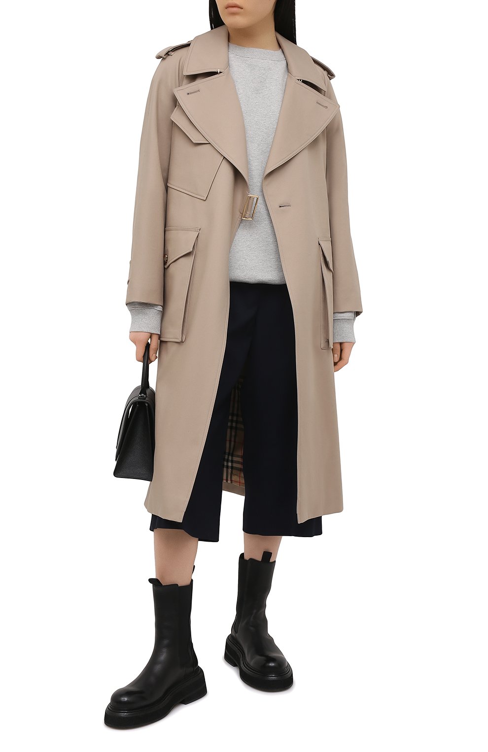 Хлопковый свитшот HELMUT LANG серого цвета по цене 22050 руб., арт. K10DW507, фото 2 Хлопковый свитшот HELMUT LANG, арт. K10DW507, фото 2