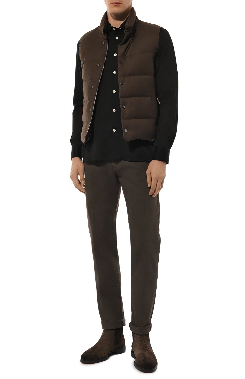 Хлопковая рубашка KITON, арт. UMCNERH0909411, фото 2