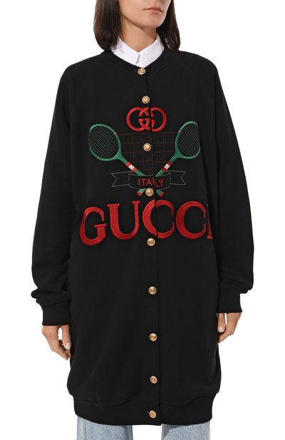 Хлопковый кардиган GUCCI, арт. 581167 XJBI1, фото 3