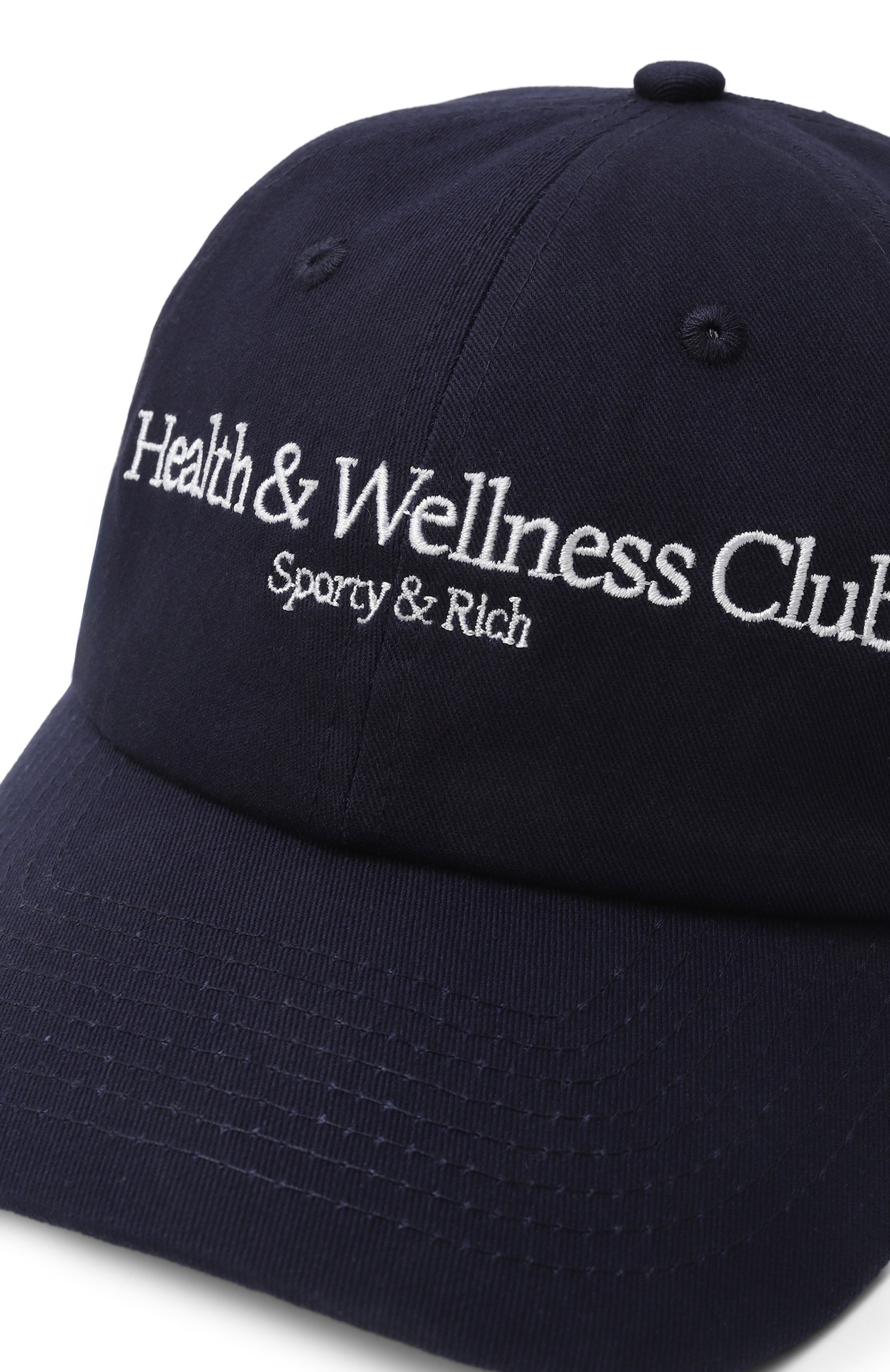 Хлопковая бейсболка SPORTY AND RICH, арт. AC040621402BL106, фото 4