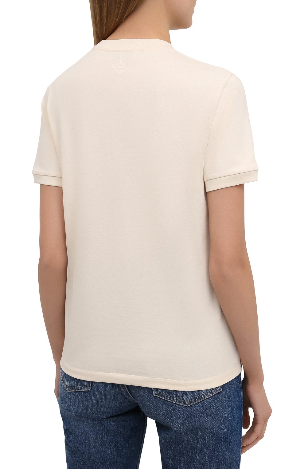 Хлопковая футболка LANVIN, арт. RW-T0688J-JU01-P21, фото 4