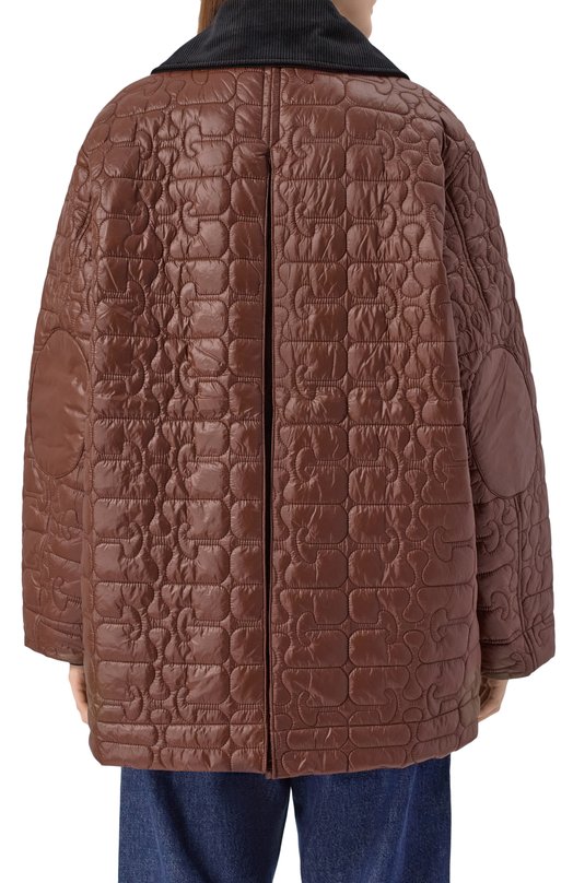 Куртка Ganni W0397 Коричневый  W0397 Фото 4