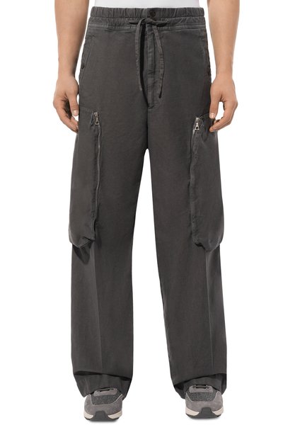 Шерстяные брюки-карго DRIES VAN NOTEN, арт. 242-020930-9302, фото 3