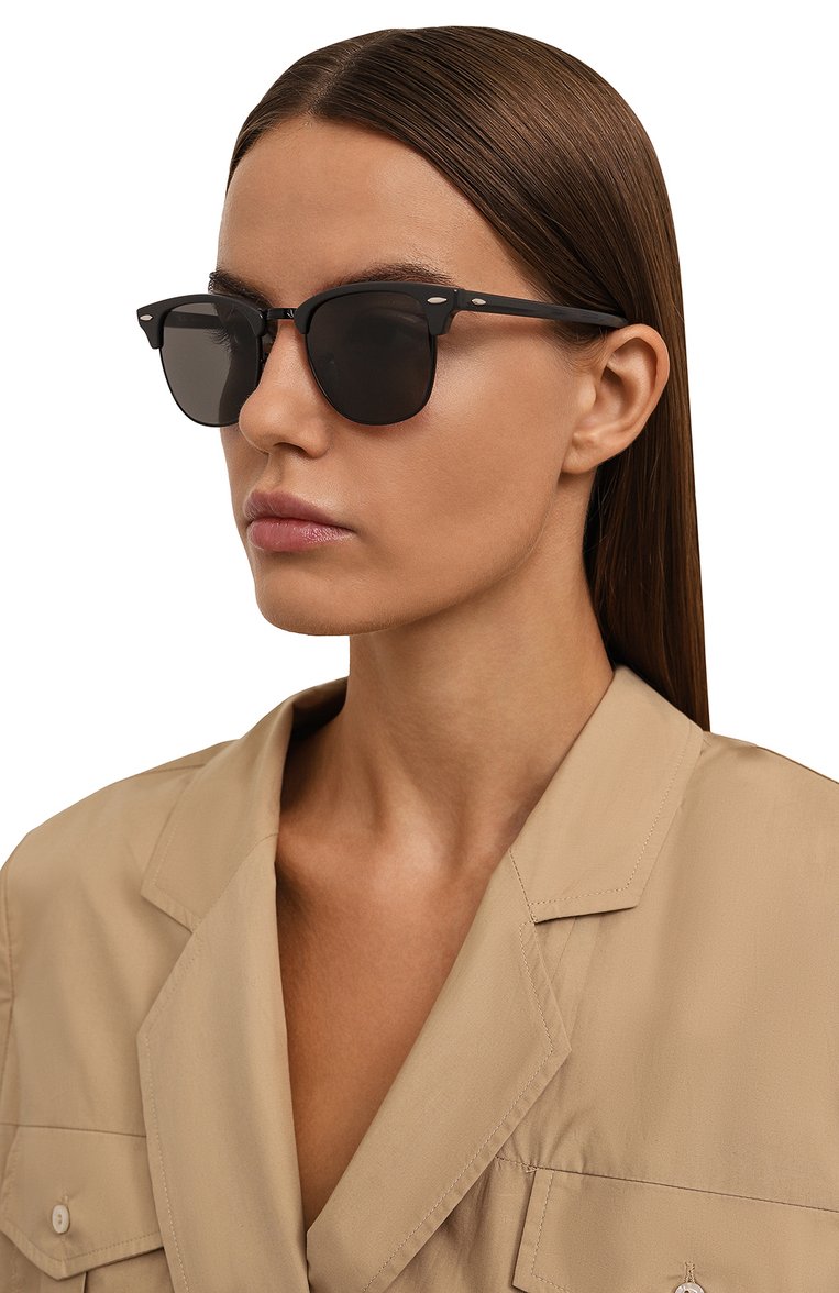 Женские солнцезащитные очки RAY-BAN черного цвета, арт. 3016-1367B1 | Фото 2 (Нос: Не проставлено; Региональные ограничения белый список (Axapta Mercury): Не проставлено; Тип очков: С/з; Кросс-КТ: С/з-унисекс; Материал: Металл, Пластик; Оптика Гендер: оптика-унисекс; Очки форма: Квадратные)