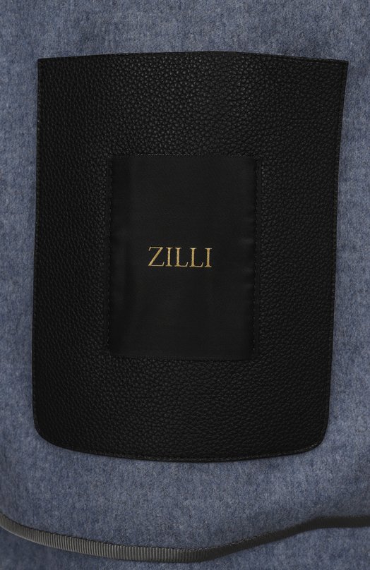 Куртка-рубашка из шерсти и шелка Zilli DBLA04M024450037U Серый  DBLA04M024450037U Фото 6