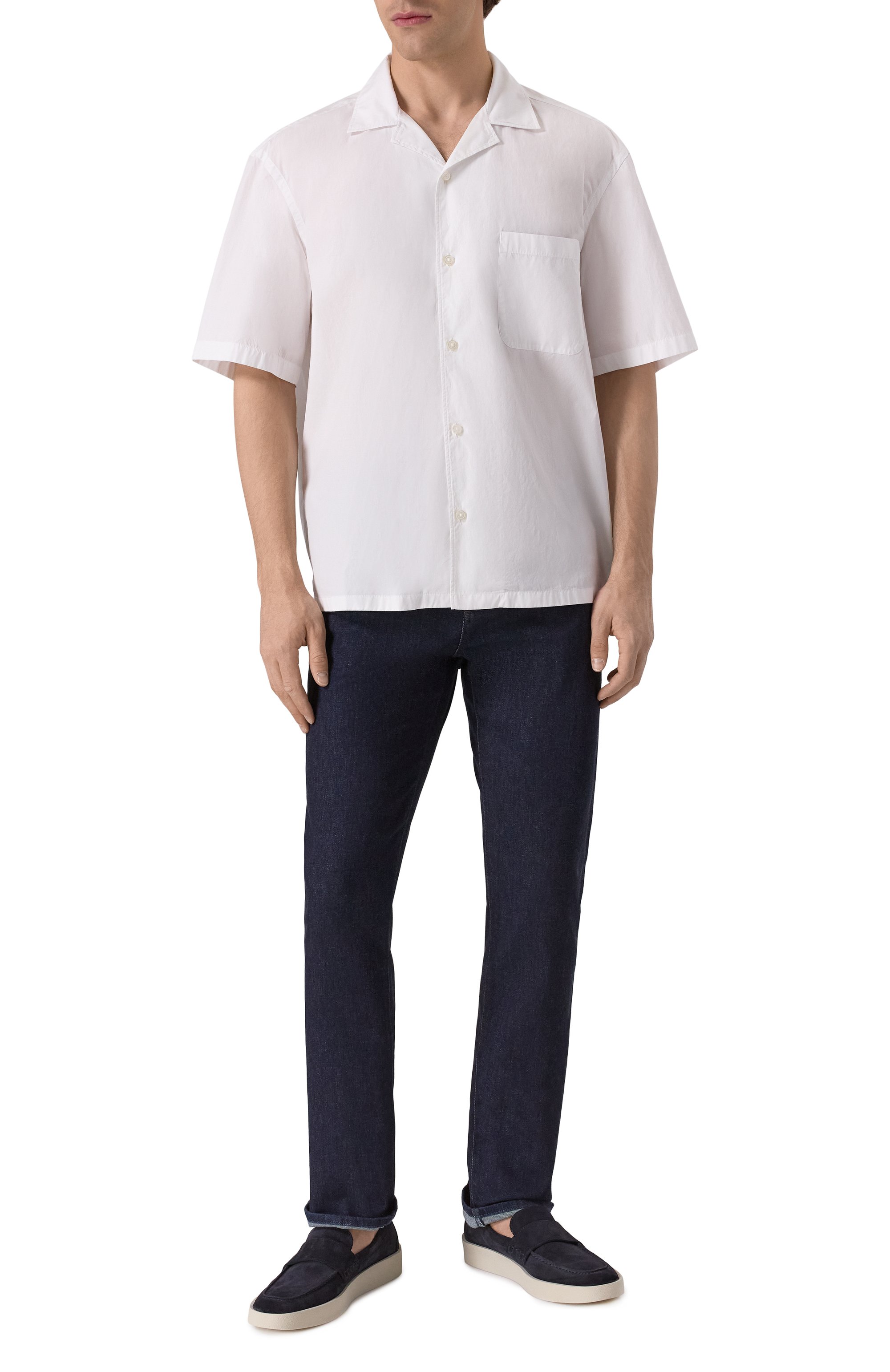 Хлопковая рубашка BOSS, арт. 50539663, фото 2