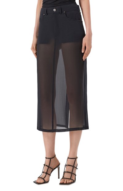 Шелковая юбка ERIKA CAVALLINI, арт. P5WS05, фото 3